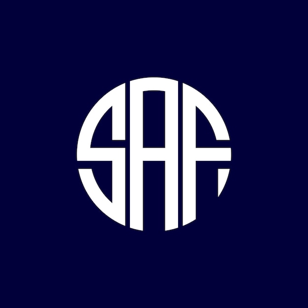 saf circle logo design