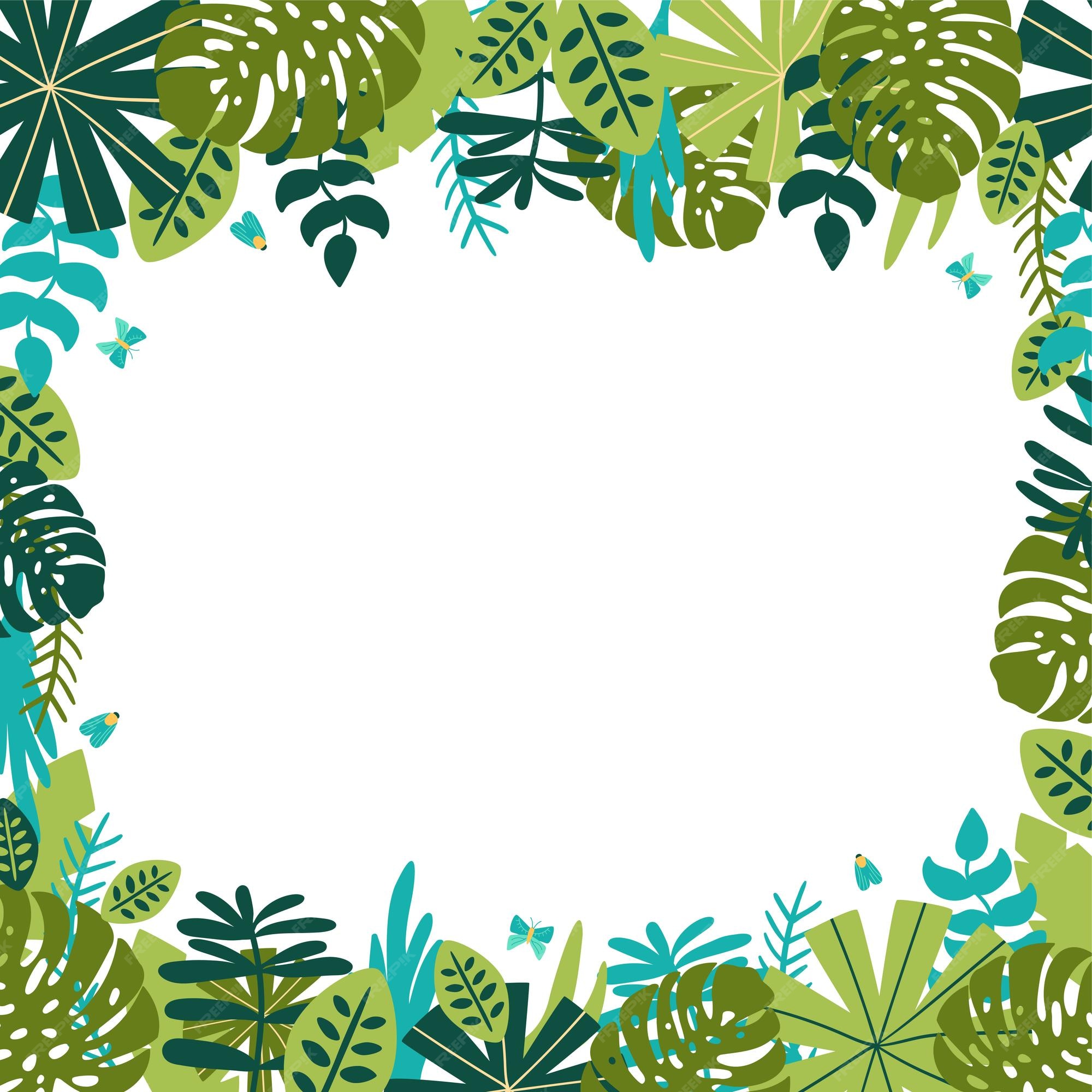 Rainforest Leaves Template Rainforest Leaves Template