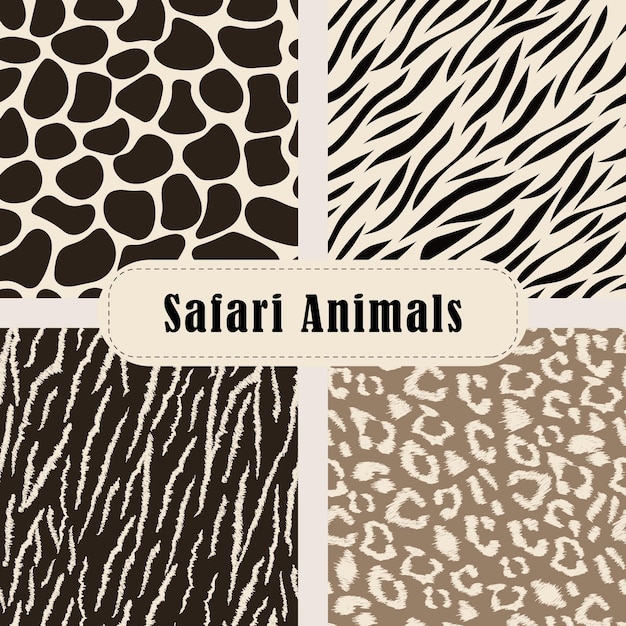 Safari wilde dieren