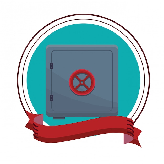 Safe bank icon