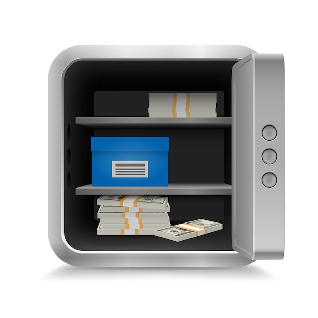 Safebox with money