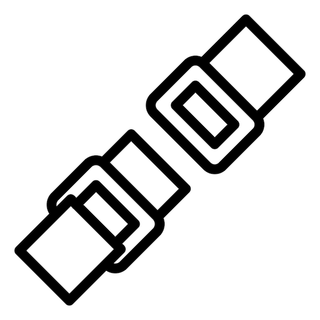 Safety Belt Icon Style