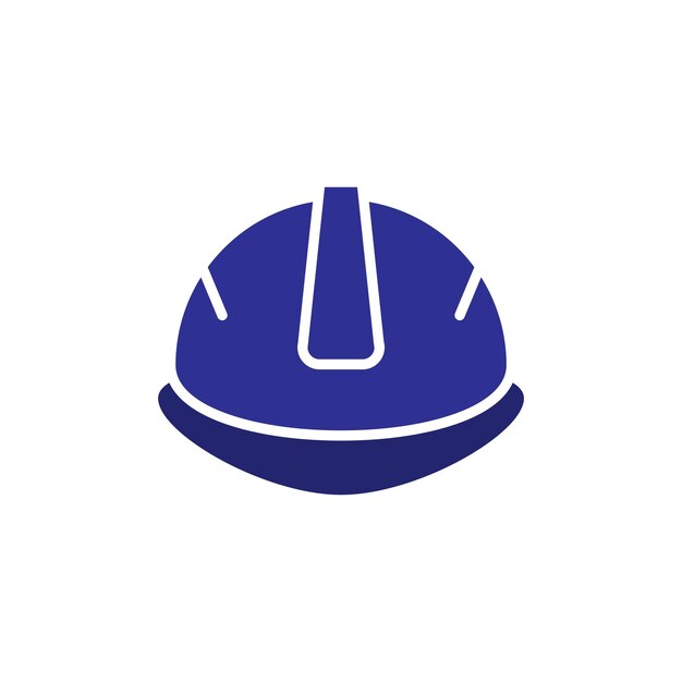 Vector safety construction helmet icon vector design templates