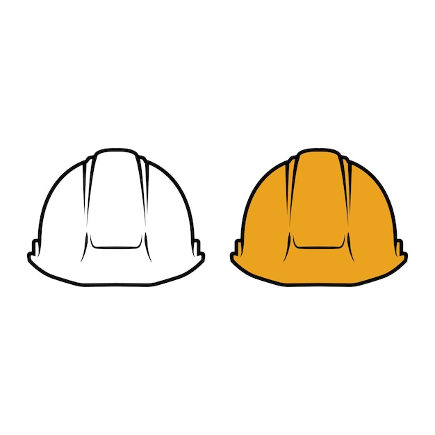 Safety helmet vector