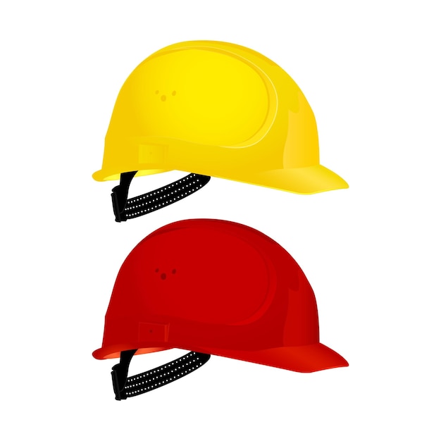 Vector safety helmet vector