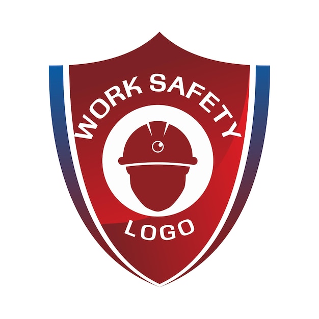 Vettore logo di sicurezza logo osha