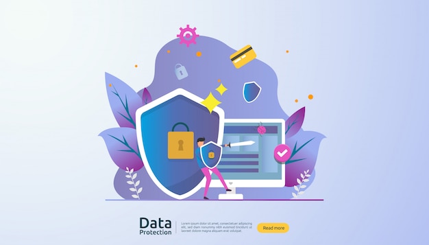 Safety network security and confidential data protection with people character