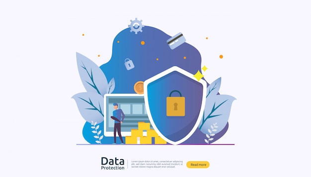 Safety network security and confidential data protection with people character