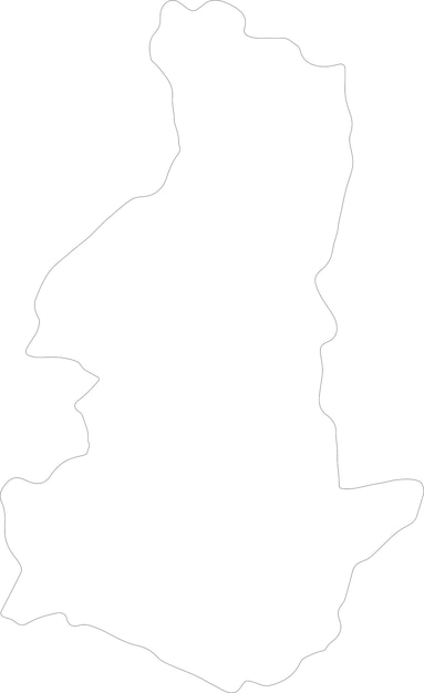 Sagarmatha Nepal outline map