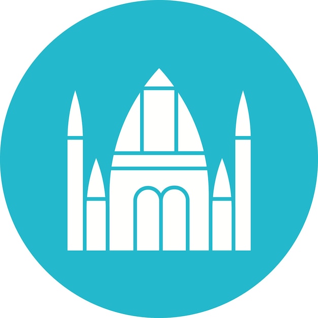 Sagrada Familia Vector Illustration Style