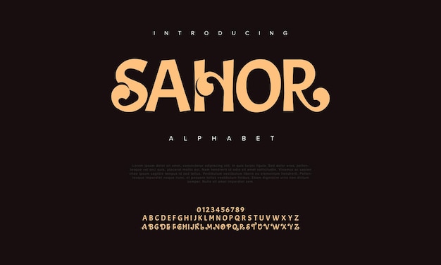 Sahor premium luxury arabic alphabet letters and numbers elegant islamic typography ramadan wedding