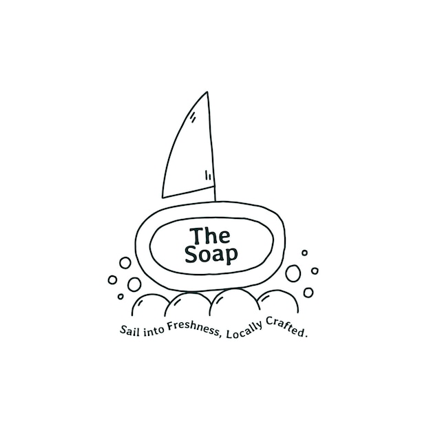 Logo del sapone artigianale locale 