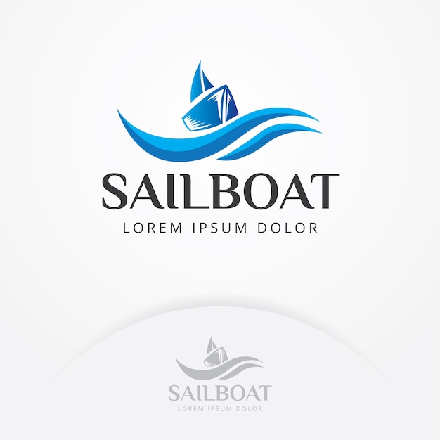 Sailboat logo design