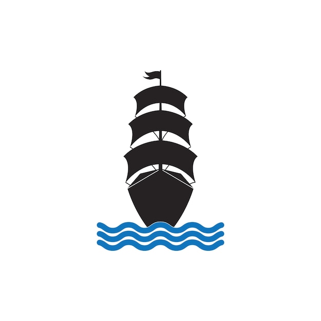 Sailing ship icon