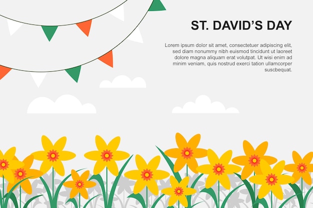 Saint Davids Day background