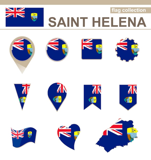 Saint Helena Flag Collection, 12 versions