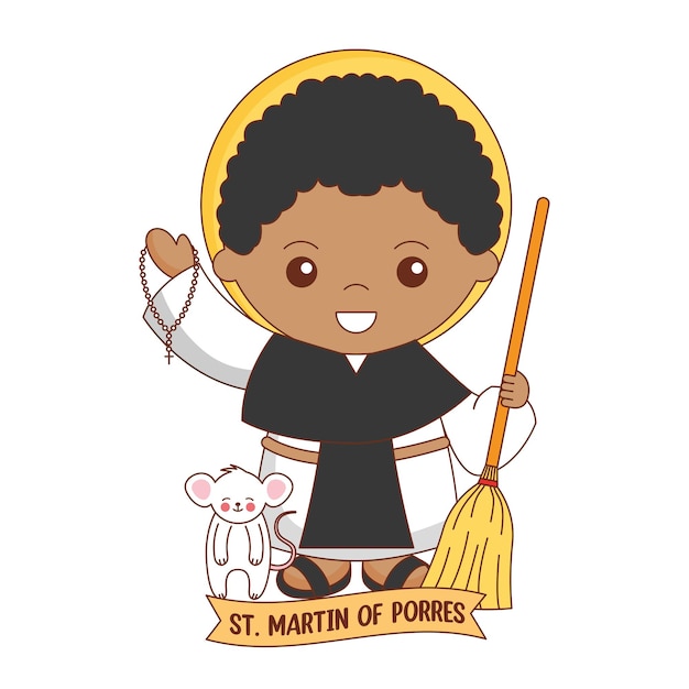 Vector saint martin of porres