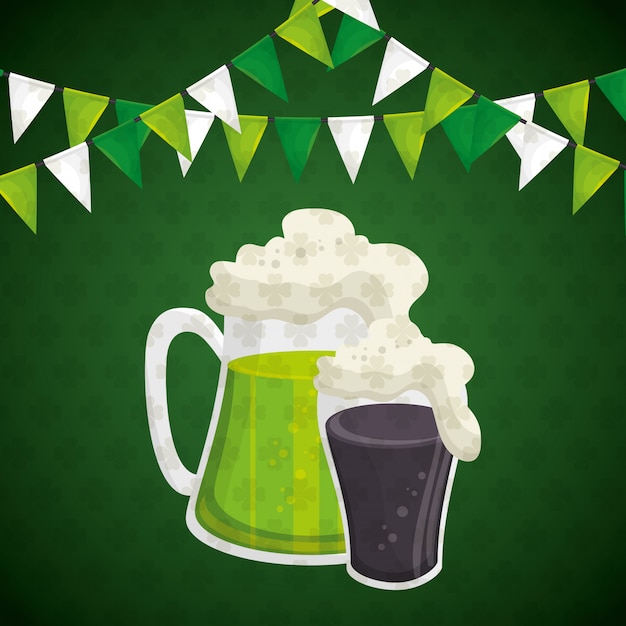 Saint patrick dag bier