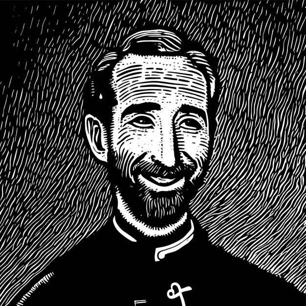 Saint patrick dag kabouter groene hand getekende cartoon sticker pictogram concept geïsoleerde illustratie