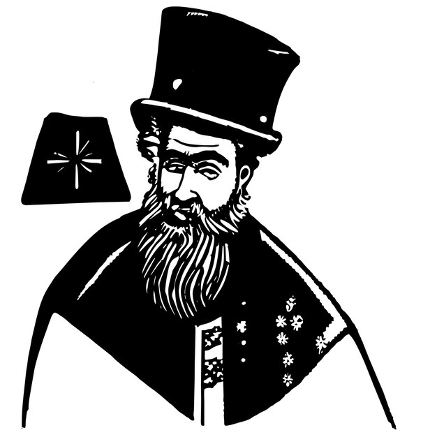 Vector saint patrick dag kabouter groene hand getekende cartoon sticker pictogram concept geïsoleerde illustratie