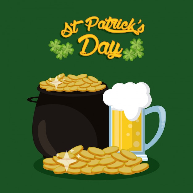 Saint patrick days card