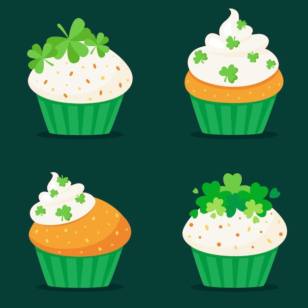 Saint patrick's day cupcakes