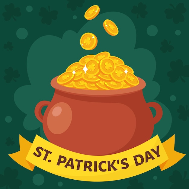 Vector saint patrick's day greeting card