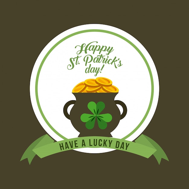 Vettore design di saint patricks day