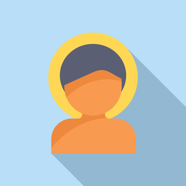 Vector saint person icon flat vector art image