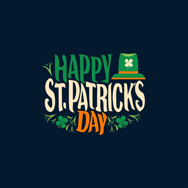 Saints Patricks Day Vector Graphics Design for POD Site