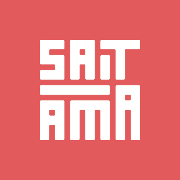 Saitama lettering design