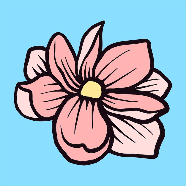 Sakura Flower Vector Illustration