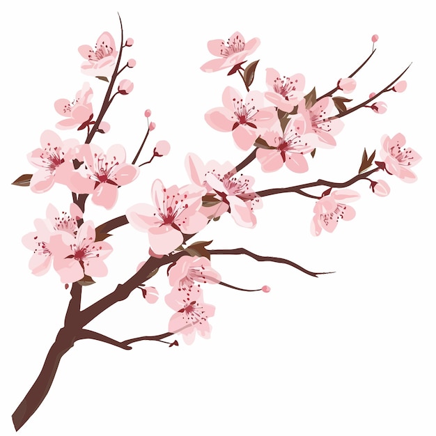 Sakura kersebloesem tak Vector