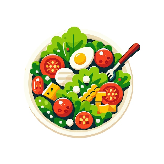 salad ai generated image