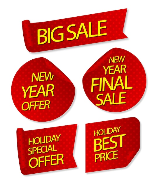 Sale Badges Design Vector