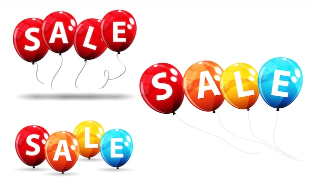 Sale Balloon Concept of Discount.