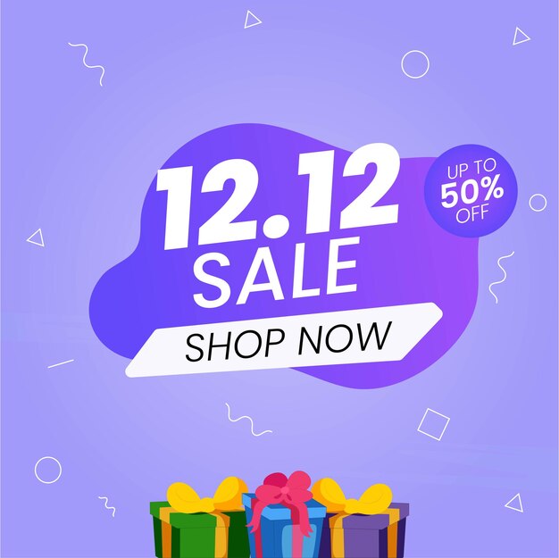 Sale banner design template