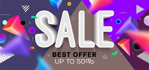 sale banner design