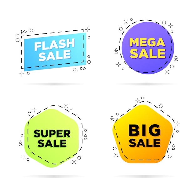 Vector sale banner design