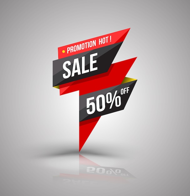 Sale banner lightning style