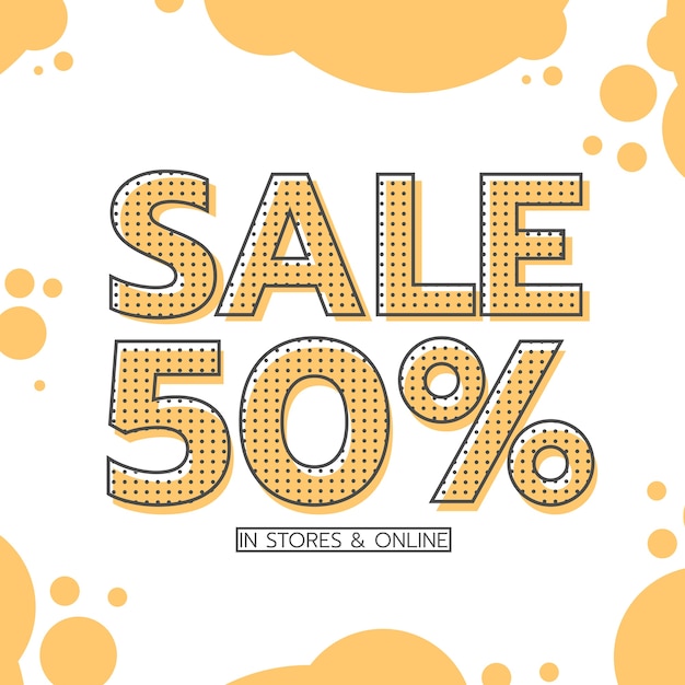 Vector sale banner online