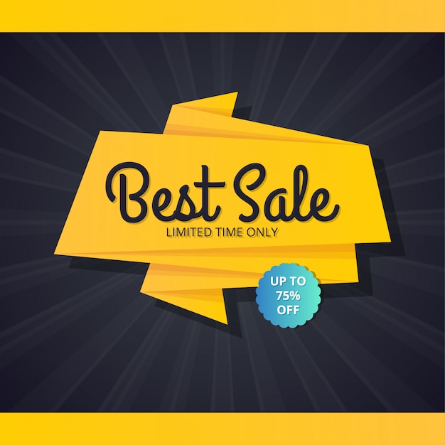 Sale banner template design