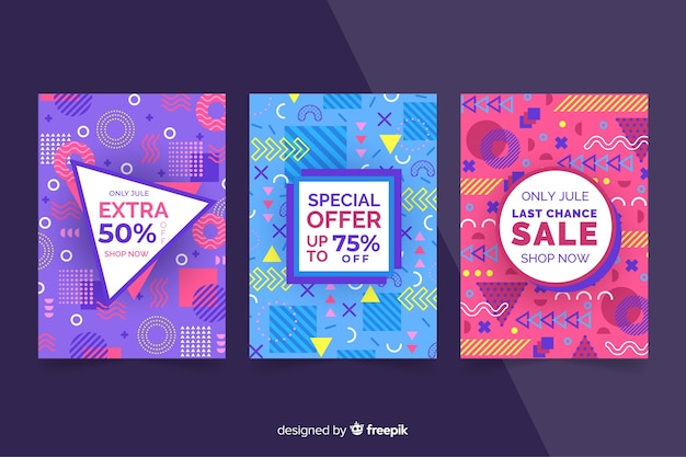 Sale banner template, mega deal discount offer