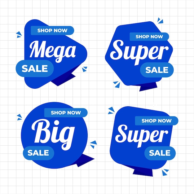 Sale banner template set