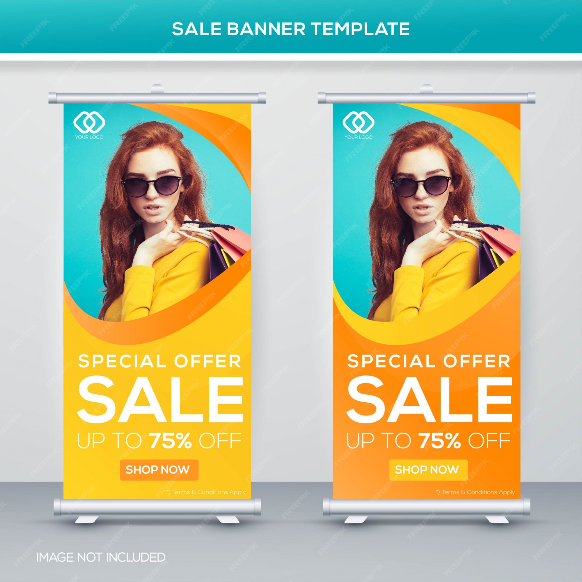 Premium Vector | Sale banner template
