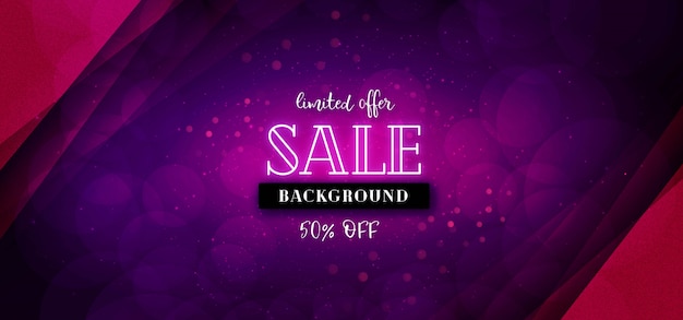 Vector sale banner