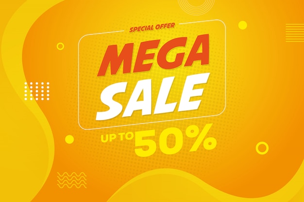 Vector sale banner