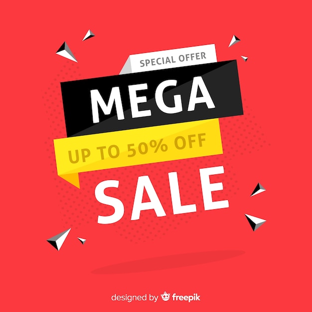 Vector sale banner