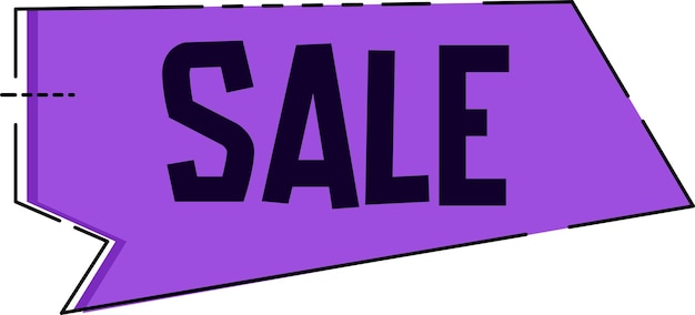 Vector sale banner