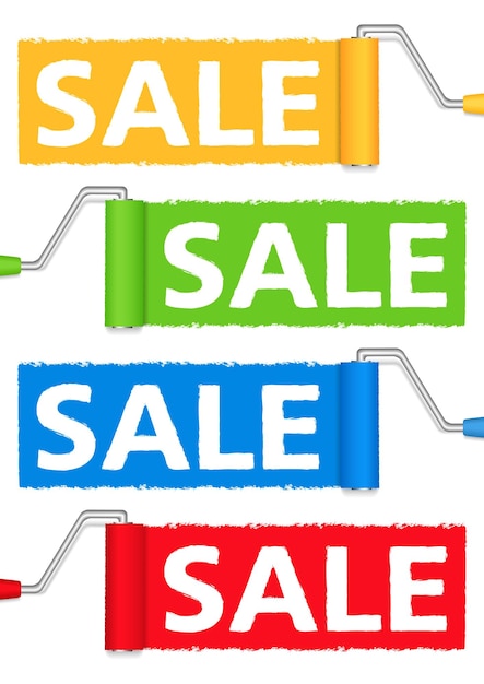 Vector sale banners vector eps10 illustration